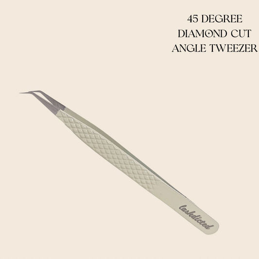 45 Degree - Diamond Cut Tweezer